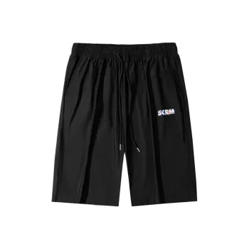 SCRM Casual Shorts Unisex Black