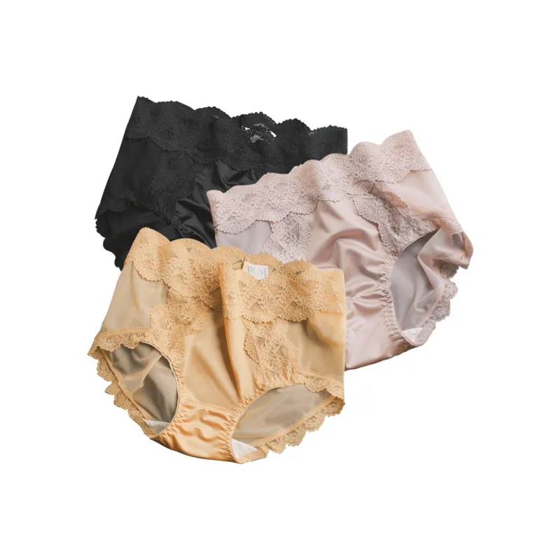 XIA.WA.ZHI.XIU Underpants Women's Shopping Bag 3 Pack-27
