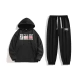 Black Sweatshirt Set