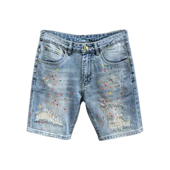 SANTASTIC Denim Shorts Men's Blue