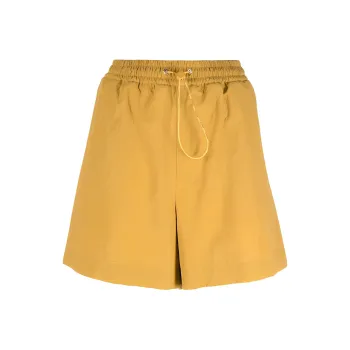 Moncler Drawstring Elastic Waist Shorts