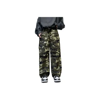 MIIRACER Casual Pants Unisex Army Green