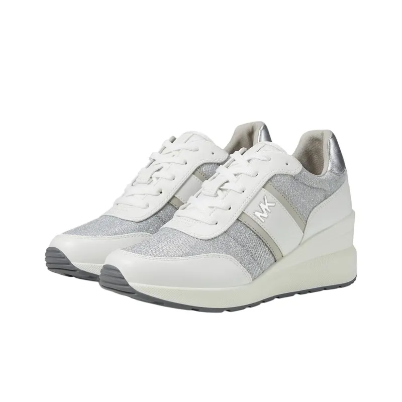 MICHAEL KORS Mabel Low Top Casual Shoes Women's Silver-2