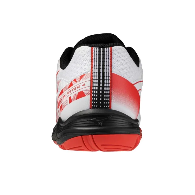 Mizuno Sky Blaster 4 Wide 'White Poppy Red' Women's-3