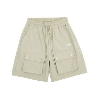 NERDY SS24 Cargo Shorts Unisex Light Brown