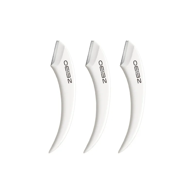 Oeiez Crescent Eyebrow Razor Blade Beginner Magnifying Anti Gouging Eyebrow Trimming Set Make up Tools-14