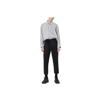RAYSHOW Casual Pants Men's Black
