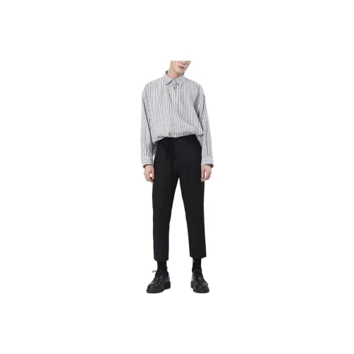 RAYSHOW Casual Pants Men's Black