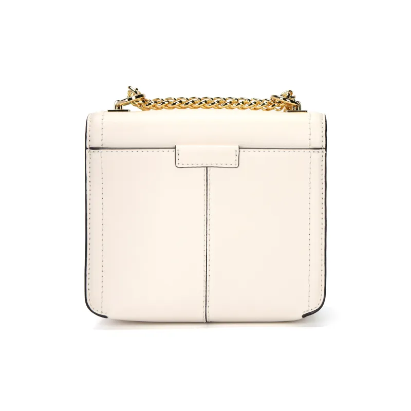 MICHAEL KORS Sonia Leather Shoulder Bag, Crossbody Bag Trumpets Women's Cream-3