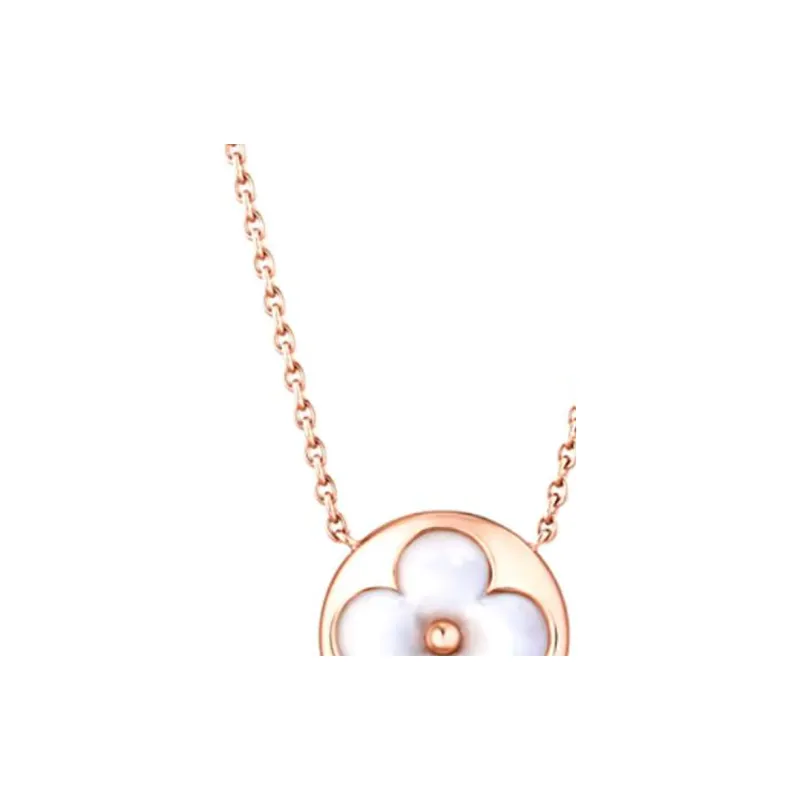 LOUIS VUITTON 18K Gold Necklaces Women's Pink Gold-1