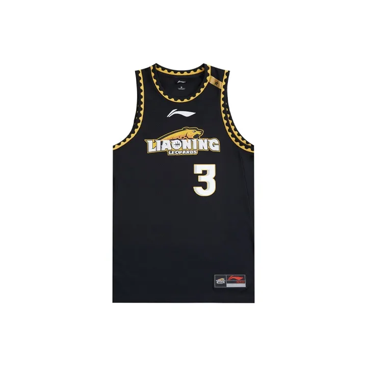 LiNing CBA Collection Basketball Jerseys Men's Black-0