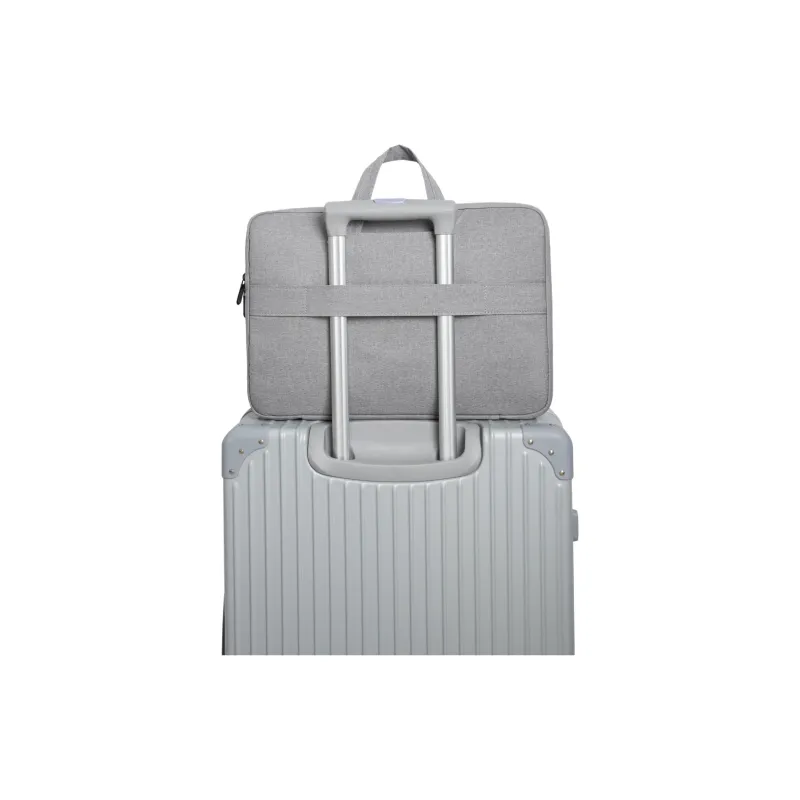 Victorian Traveler Polyester Laptop Bag Unisex Gray/Black/Gray Thickened Upgraded-7
