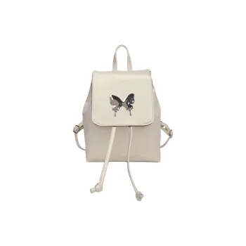 RIVMIND PU Backpack Women's Pink/White/Silver
