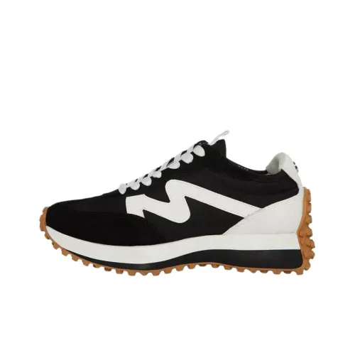 STEVE MADDEN Campo Low Top Casual Shoes Women's Black White