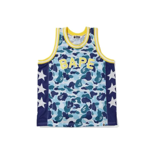 A BATHING APE Abc Basketball Tank Top