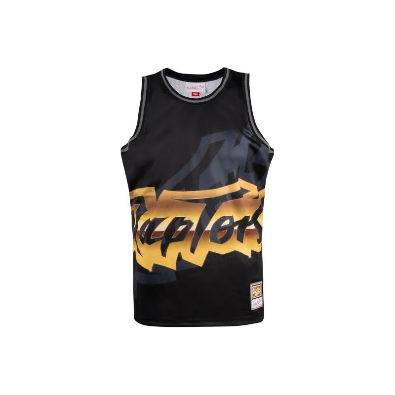 Mitchell & Ness x Big Face Basketball Jersey Men's Black-0