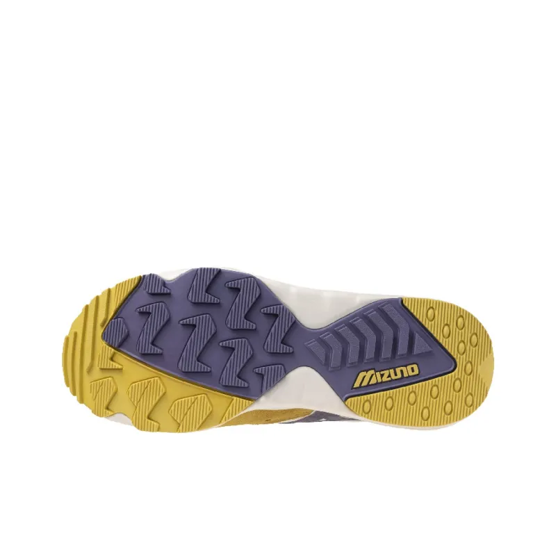 Mizuno Contender Non slip Support Low Top Running Shoes Men's White Yellow Purple-4