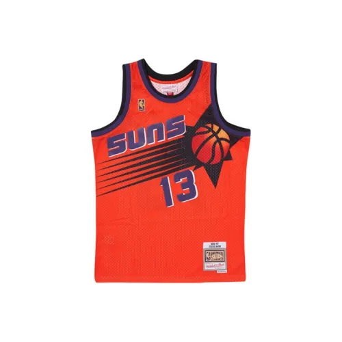 Mitchell Ness Basketball Jerseys Men Red