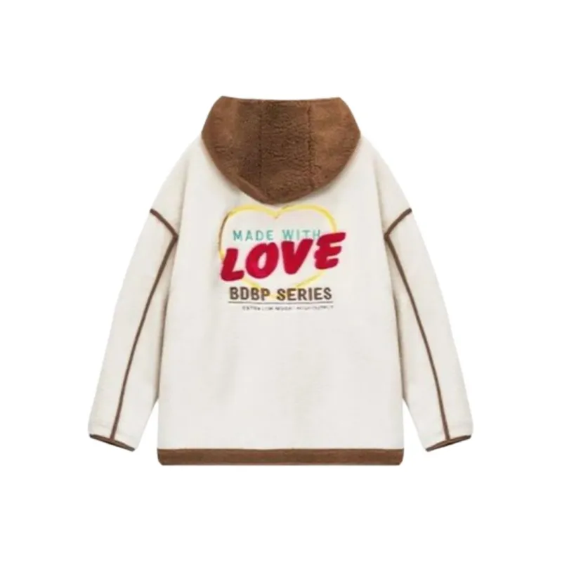 B.Duck Velvet feel Coat Women's Beige-1