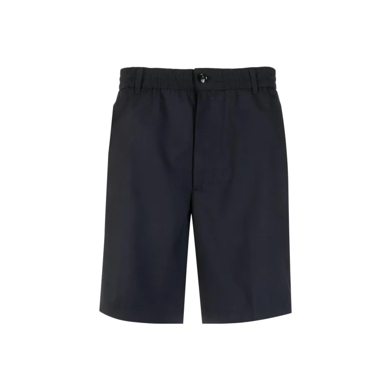 EMPORIO ARMANI Elasticated waistband Bermuda Shorts-0