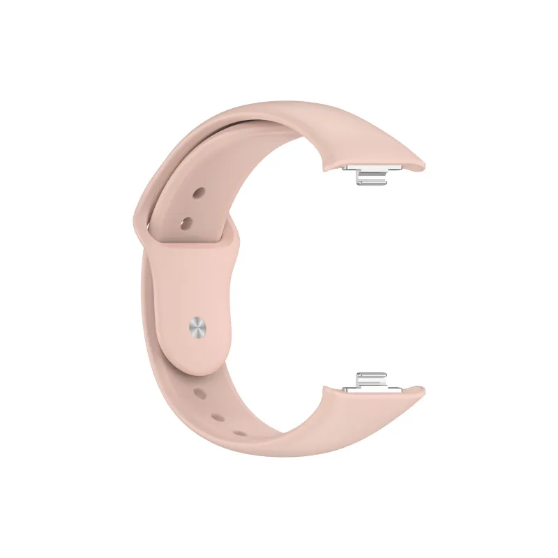 STEWPIGO Xiaomi Red Beige Compatibility Watch Band 226mm Silicone Material-18