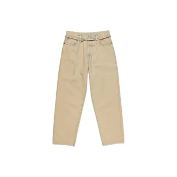 Acne Studios 2024 Autumn/Winter Collection Jeans Unisex Light Sand