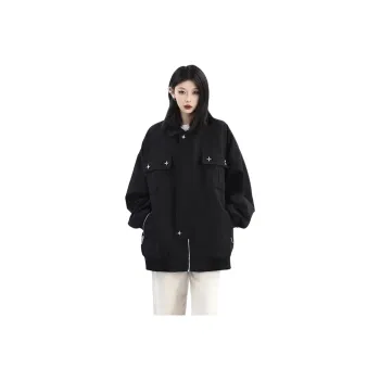 PISYPOX Jackets & Coats Unisex Black