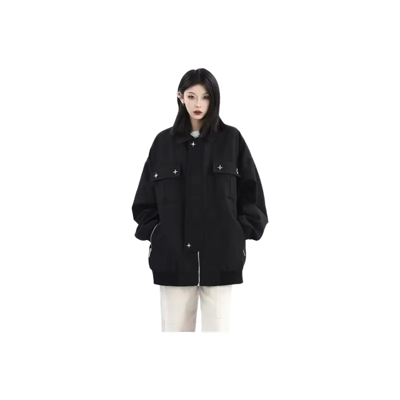 PISYPOX Jackets & Coats Unisex Black-0