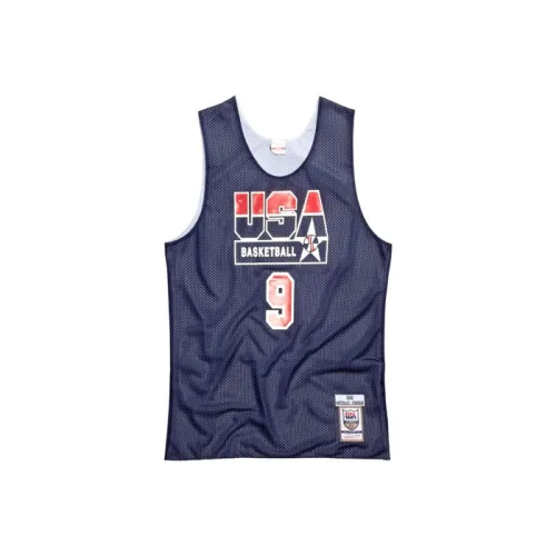 Mitchell & Ness x URBAN AUTHENTIC Basketball Jerseys Men's Navy Blue