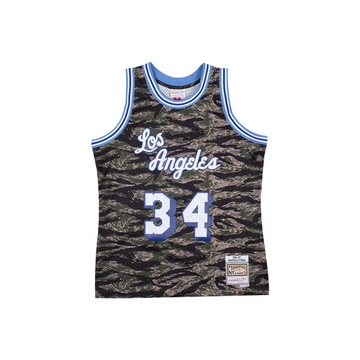 Mitchell Ness Basketball Jerseys Unisex Camouflage-0