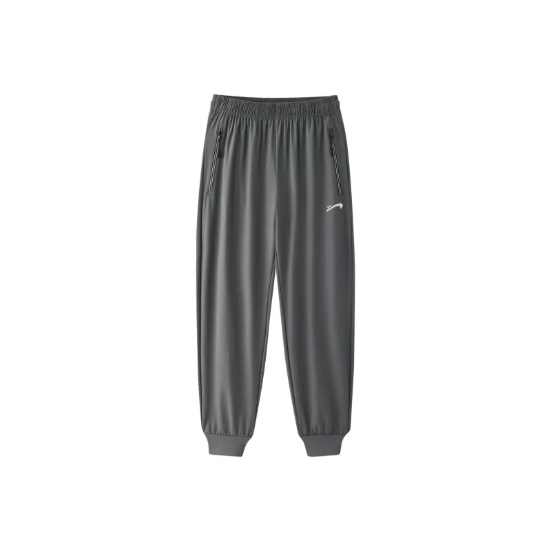 K bird Casual Pants Unisex Black-2
