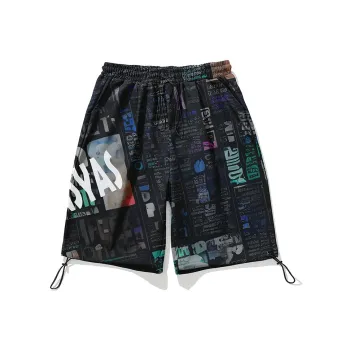 SANSYAS Casual Shorts Unisex Black