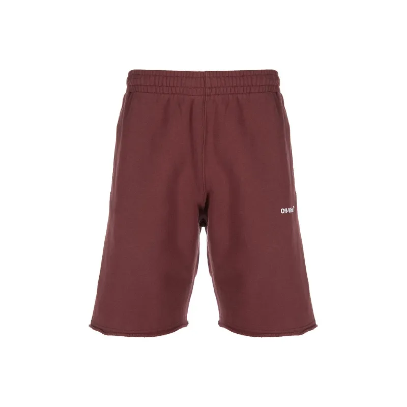 OFF WHITE Diag Helvetica Sweatshort-0