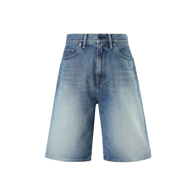 A BATHING APE SS24 Denim Shorts Men's Blue-0