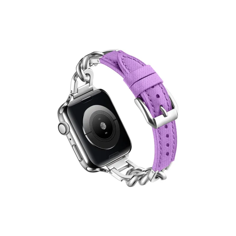 ZHENGGUANG Watch Band Apple Compatibility Artificial Leather Material-26