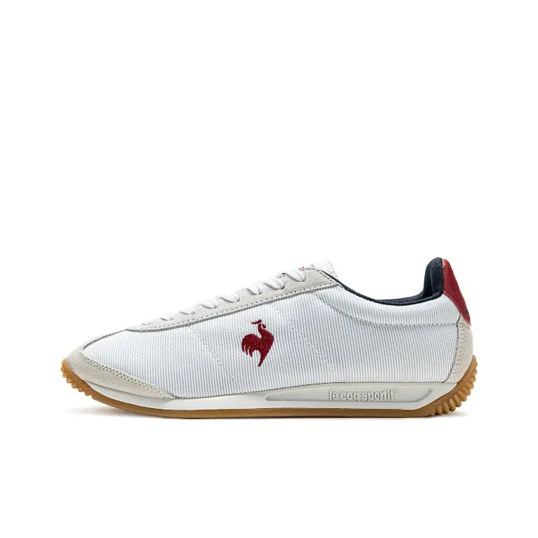 Le Coq Sportif Support, Abrasion Resistant, Lightweight, And Breathable Low Top Casual Shoes Unisex White-0