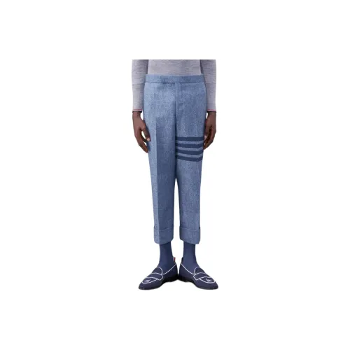 THOM BROWNE 4-Bar Stripe Cropped Trousers