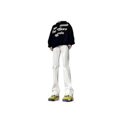 DARK HORSE Jeans Unisex Green Onion White