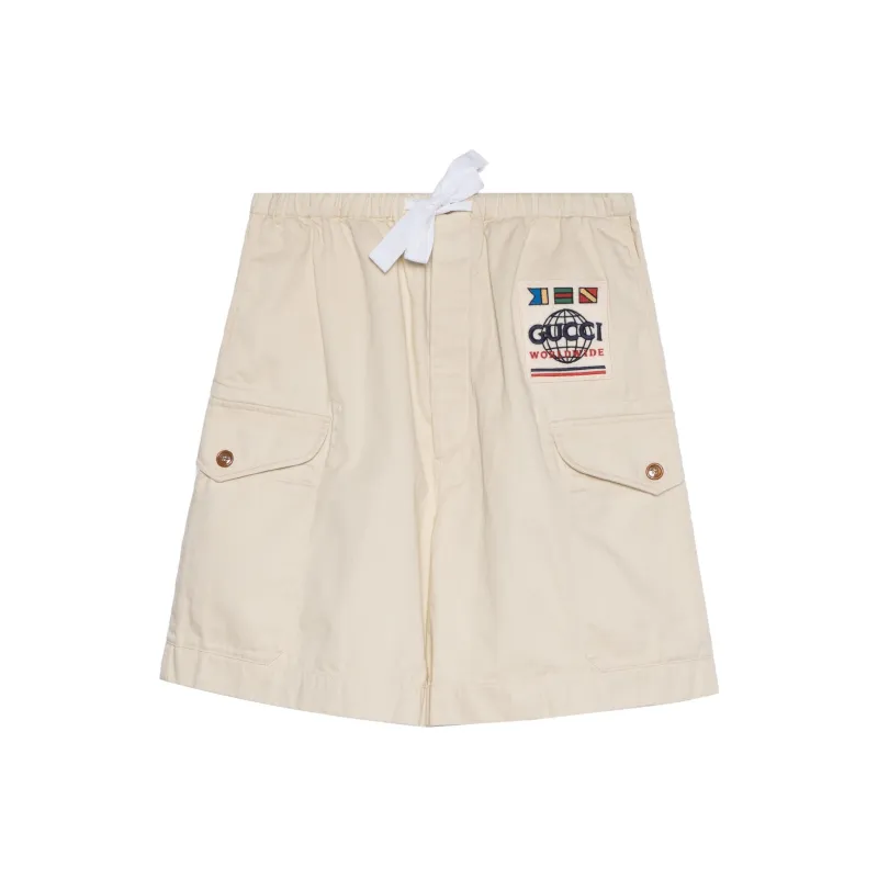 GUCCI Casual Shorts Men Ecru-0