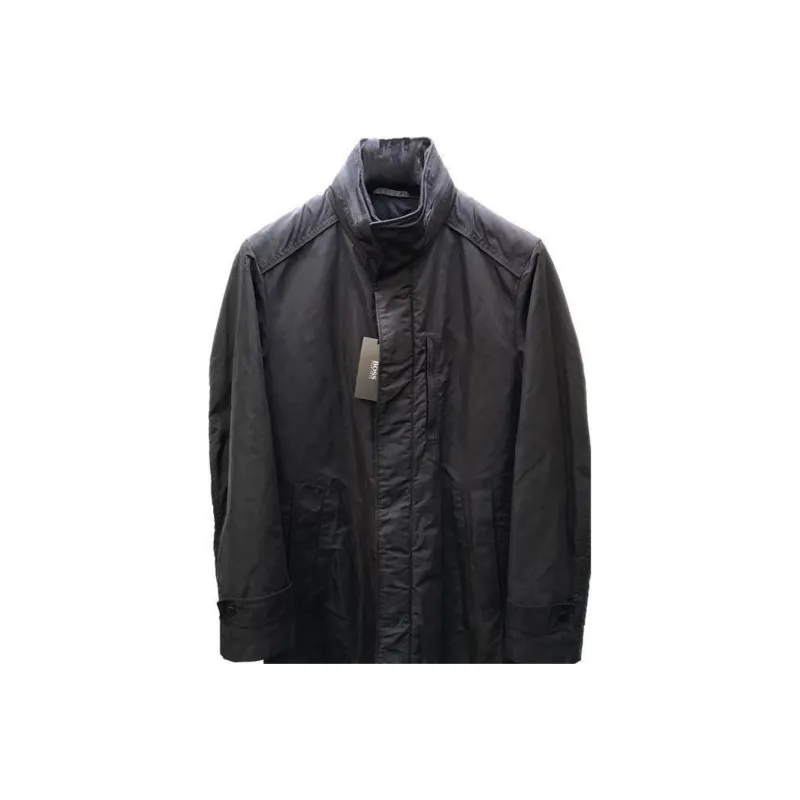 HUGO BOSS Denim Jackets Men Black-1
