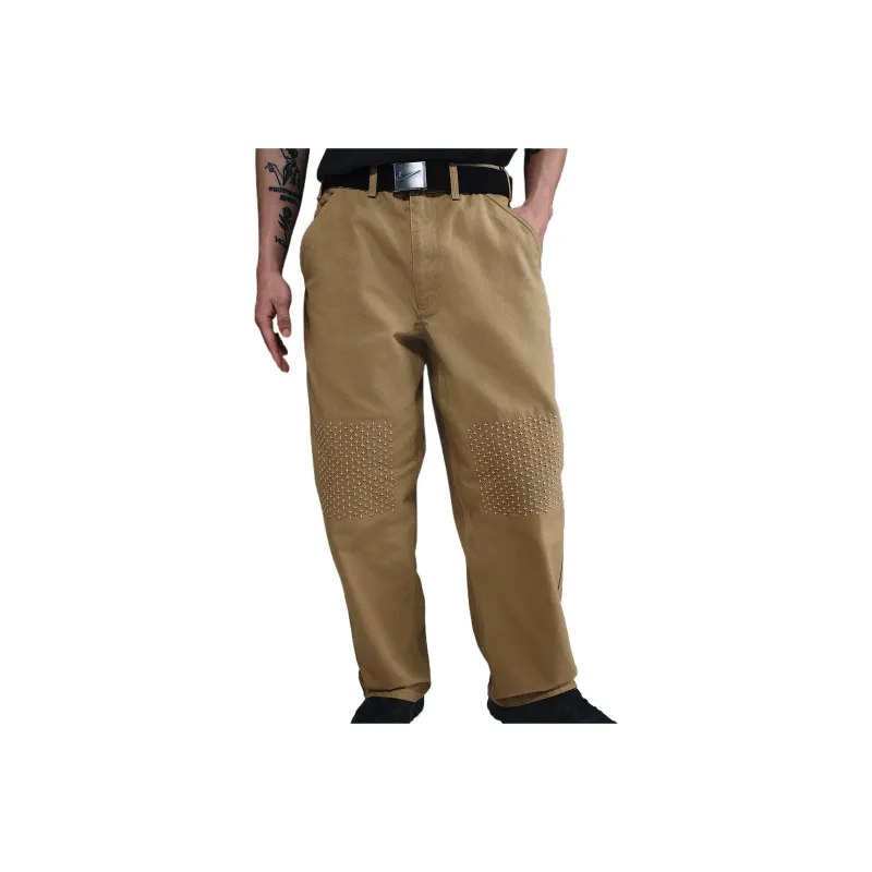 Nike SS25 Casual Pants Men's Brown Yellow-0