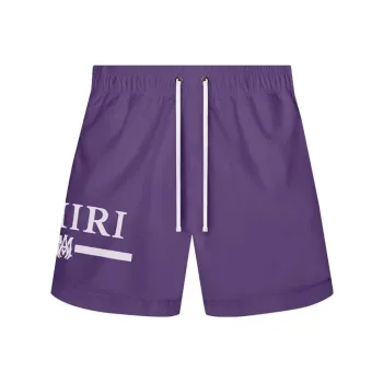 AMIRI Ma Bar Logo Swim Trunks