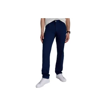 Tommy Hilfiger Straight Fit Twill Chino Pants & Shorts Lake Crest Casual Pants Men's Blue