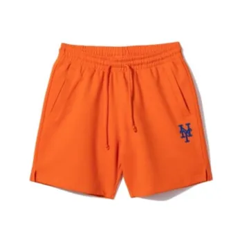 New Era Casual Shorts Men Orange Red