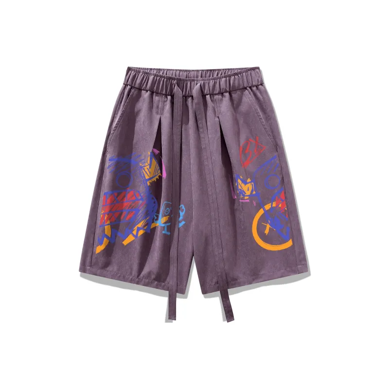 B.X Casual Shorts Unisex-6