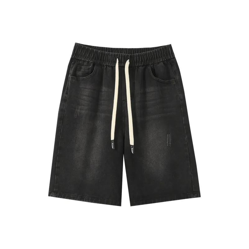 R.super Denim Shorts Unisex-0