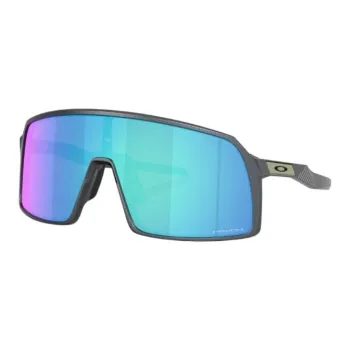 Oakley Plastic Irregular Shape Sunglasses Unisex Gray