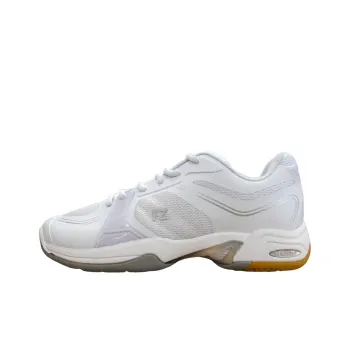 FZ FORZA Low Top Badminton Shoes Unisex White