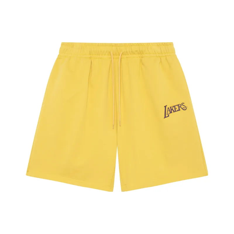 Mitchell Ness Casual Shorts Unisex Yellow-0