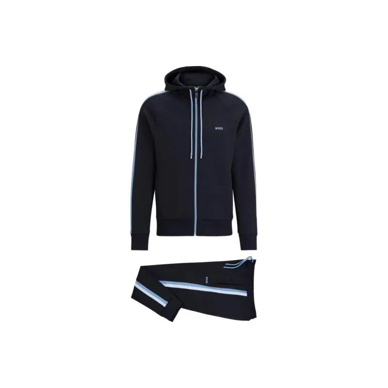 HUGO BOSS Logo Printed Drawstring Two-Piece Tracksuit-0